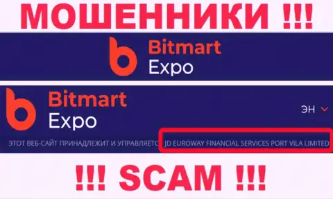 Информация о юридическом лице интернет разводил Bitmart Expo