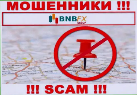 Не зная адреса регистрации организации BNB-FX Com, украденные ими денежные вложения не возвратите