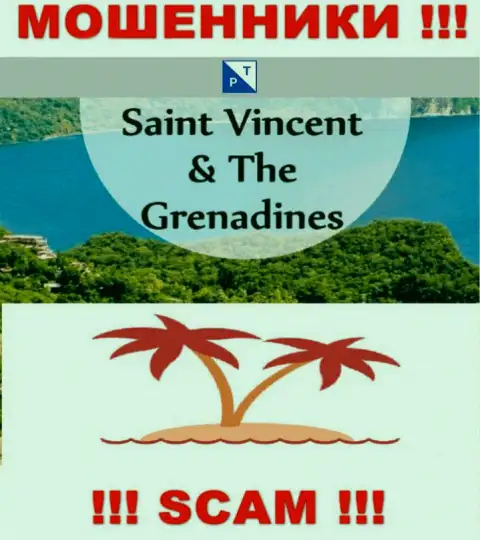 Оффшорные internet махинаторы Plaza Trade прячутся тут - Saint Vincent and the Grenadines