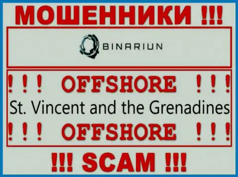 Сент-Винсент и Гренадины - здесь официально зарегистрирована мошенническая контора Намелина Лтд