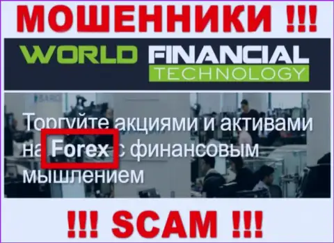ВФТ Глобал - это интернет-мошенники, их деятельность - Forex, направлена на прикарманивание депозитов доверчивых клиентов