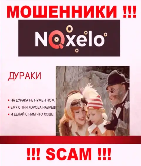 С компанией Noxelo не сможете заработать, затащат в свою организацию и сольют под ноль