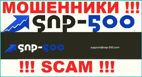 На адрес электронного ящика, показанный на онлайн-сервисе мошенников SNP 500, писать нельзя - это ЖУЛИКИ !!!