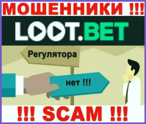 Сведения об регулирующем органе организации Loot Bet не найти ни на их сайте, ни в сети