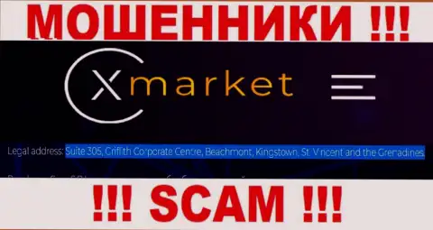 Отсиживаются обманщики XMarket в офшорной зоне  - St. Vincent and the Grenadines, будьте внимательны !