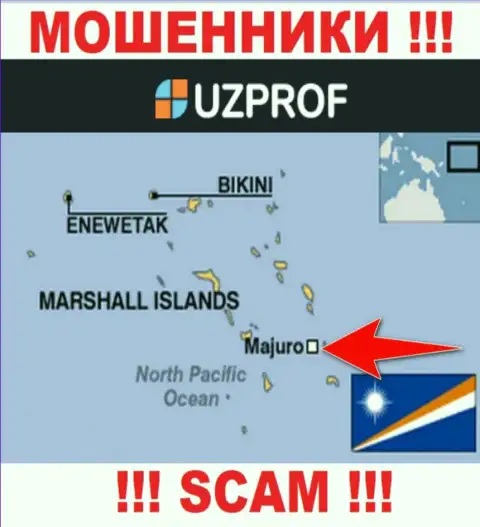 Базируются махинаторы Уз Проф в офшоре  - Маджуро, Маршалловы острова, будьте внимательны !!!