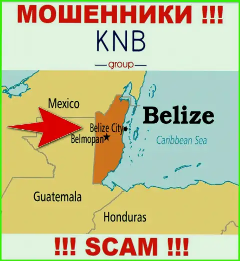 Из организации KNB Group финансовые вложения вернуть нереально, они имеют офшорную регистрацию - Belize
