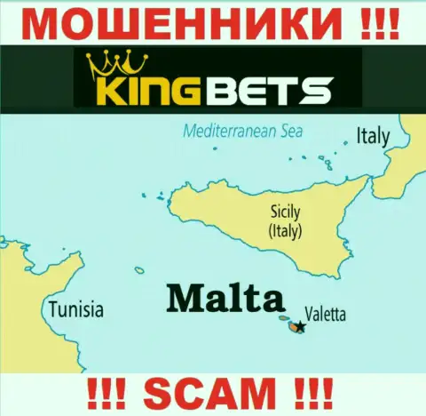 KingBets - махинаторы, имеют оффшорную регистрацию на территории Мальта