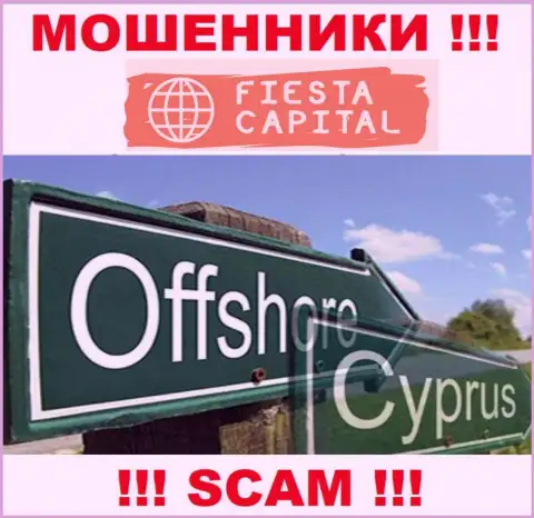 Офшорные интернет-мошенники FiestaCapital скрываются вот тут - Cyprus