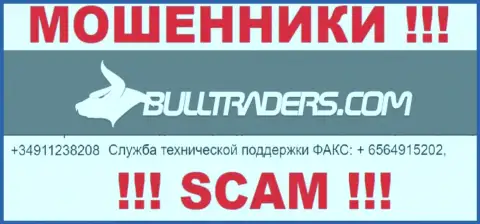 Будьте очень бдительны, мошенники из конторы Bull Traders звонят лохам с разных номеров телефонов